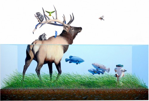 "Evacuation" by Josh Keyes