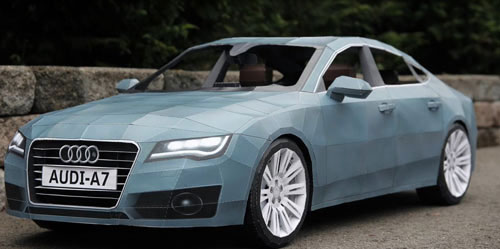 Papercraft-Audi-A7
