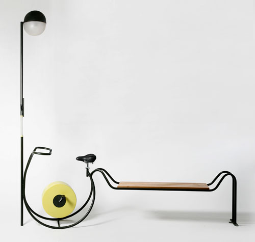 lamp-bicycle-bench