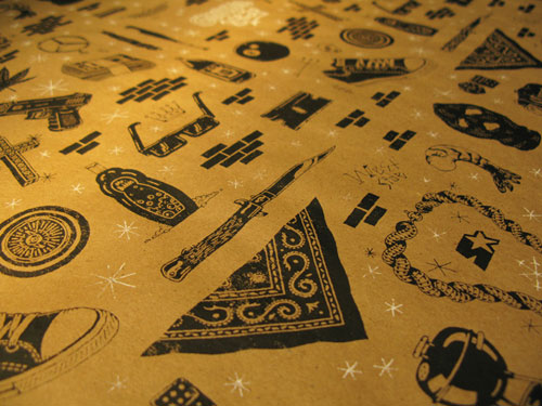 Gangster Wrap Detail by Team Print Shop Gangster Wrap Detail by Team Print Shop