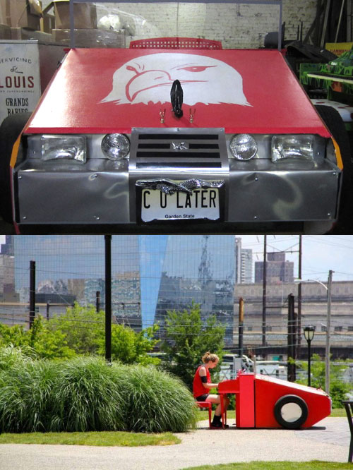 pink-piano-muscle-car