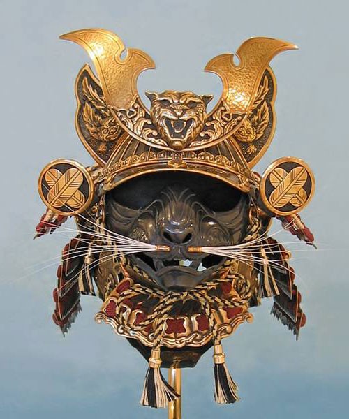 cat-armor-samurai-mask