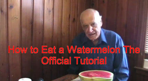 how to eat a watermelon how to eat a watermelon